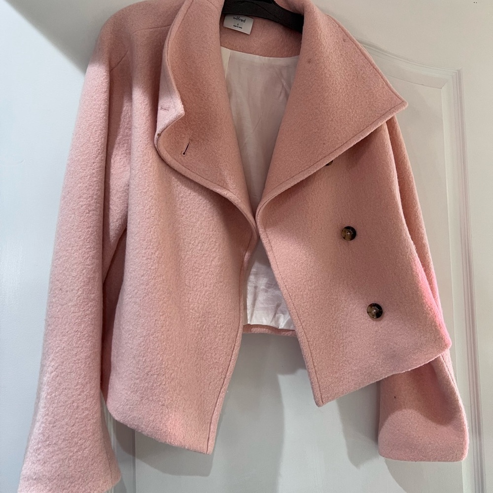 Wilfred pink cropped jacket size S